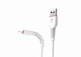 Кабель SkyDolphin S54L Soft USB - Lightning 1м, White (USB-000429)