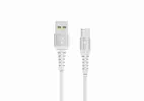 Кабель SkyDolphin S05T TPE Frost Line USB - Type-C 1м, White (USB-000550)