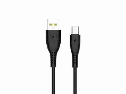 Кабель SkyDolphin S08V USB - microUSB 1м, Black (USB-000565)