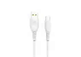 Кабель SkyDolphin S08T USB-Type-C 1м, White (USB-000562)