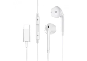 Наушники с микрофоном SkyDolphin SR22 Original design Type-C White (HF-000465)