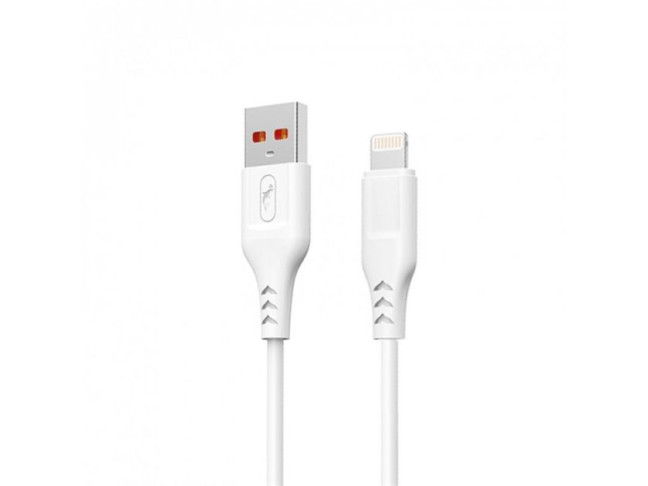 Кабель SkyDolphin S61L USB to Lightning 1m White (USB-000443)