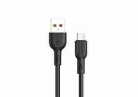 Кабель SkyDolphin S03T USB to USB Type-C 1m Black (USB-000418)