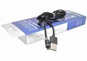Магнитный кабель Pipo USB 2.0-Lighting 1.0м Black (18167)