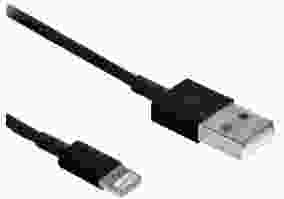 Кабель Drobak USB 2.0 - Lightning Black 1.0м (215340)