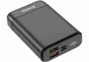 Внешний аккумулятор (Power Bank) ColorWay 10000 mAh Compact USB QC3.0 + USB-C Power Delivery 18W Bl (CW-PB100LPJ3BK-PDD)
