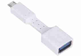 Адаптер Xoko AC-110 USB - MicroUSB с кабелем белый (XK-AC110-WH)