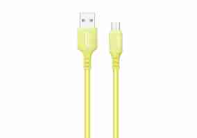 Кабель ColorWay USB - Micro USB 1m Yellow (CW-CBUM043-Y)