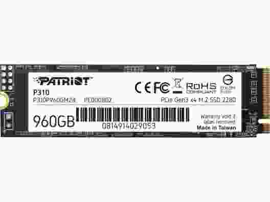 SSD накопитель Patriot P310 960 GB (P310P960GM28)