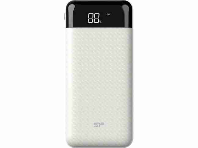 Внешний аккумулятор (Power Bank) Silicon Power GP28 10000mAh White (SP10KMAPBKGP280W)