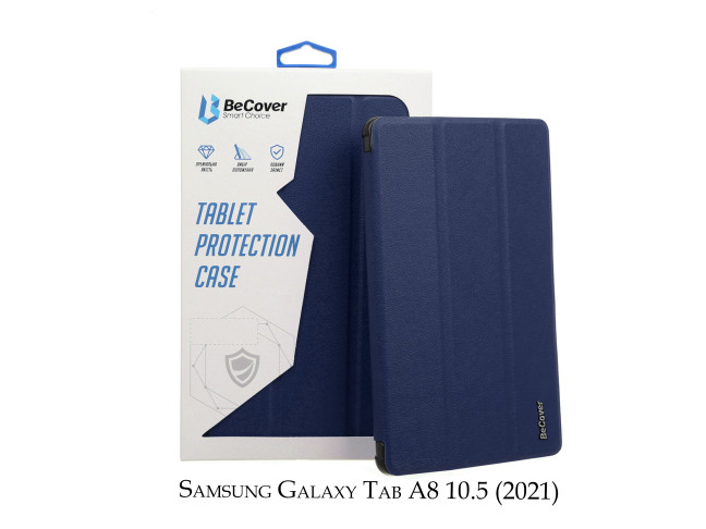 Чехол BeCover Smart Case для Samsung Galaxy Tab A8 SM-X200/SM-X205 Deep Blue (707262)