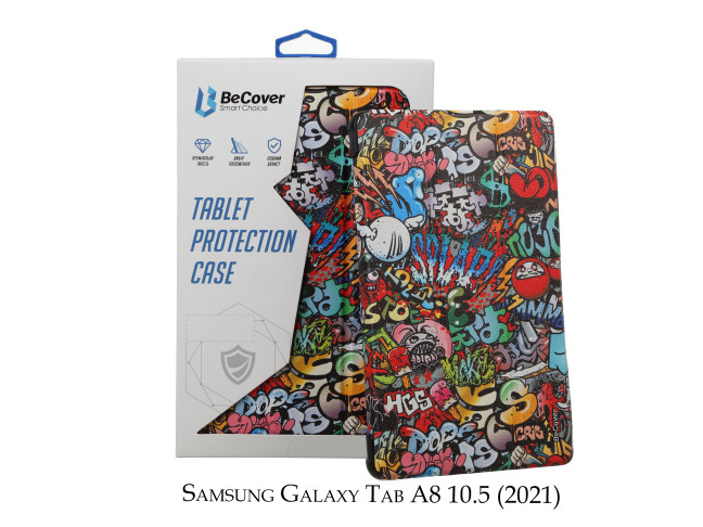 Чехол BeCover Smart Case для Samsung Galaxy Tab A8 SM-X200/SM-X205 Graffiti (707274)