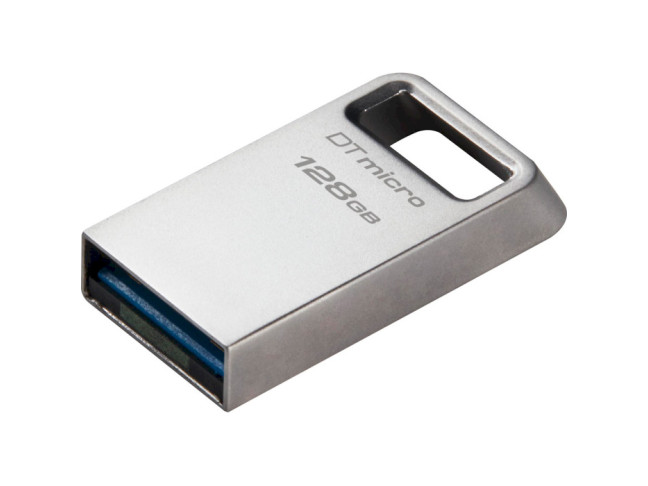 USB флеш накопичувач Kingston 128 GB DataTraveler Micro USB 3.2 Metal (DTMC3G2/128GB)