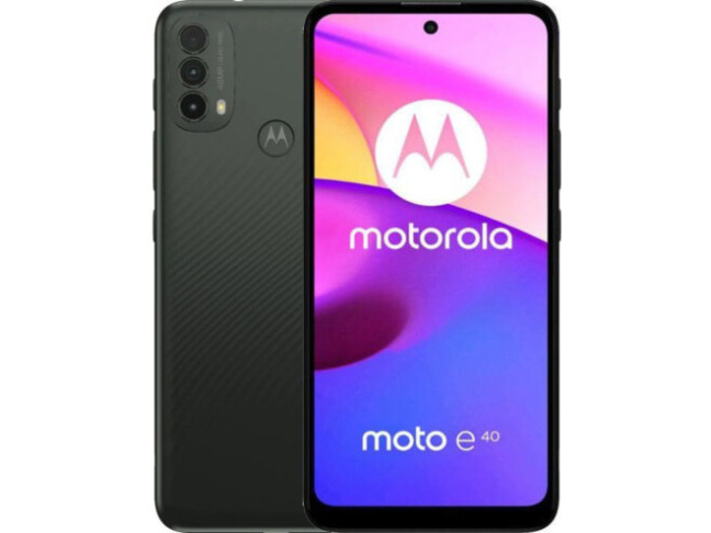 Смартфон Motorola E40 4/64GB Carbon Gray (PAVK0005UA)