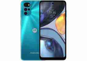 Смартфон Motorola Moto G22 4/128GB Iceberg Blue (PATW0033)