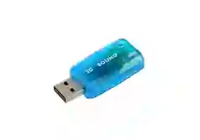 Звукова карта Dynamode USB 6(5.1) каналів 3D RTL Blue (50471)