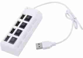 Мультипортовый адаптер Voltronic 4-ports USB2.0 White (YT-HWS4HS-W/03961)