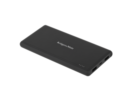 Внешний аккумулятор (Power Bank) KRUGER & MATZ KM0903 10000 mAh USB 1A/2А Black