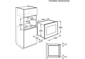 Встраиваемая микроволновая печь Electrolux EMS4253TMK