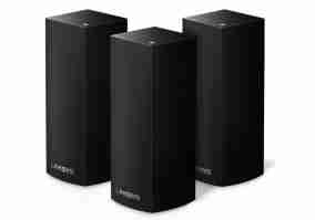 Маршрутизатор (роутер) LINKSYS Velop Intelligent Mesh WiFi System 3-Pack Black (WHW0303B)