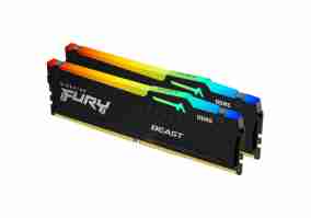 Модуль памяти Kingston Fury Beast DDR5 RGB 2x16Gb KF552C40BBAK2-32
