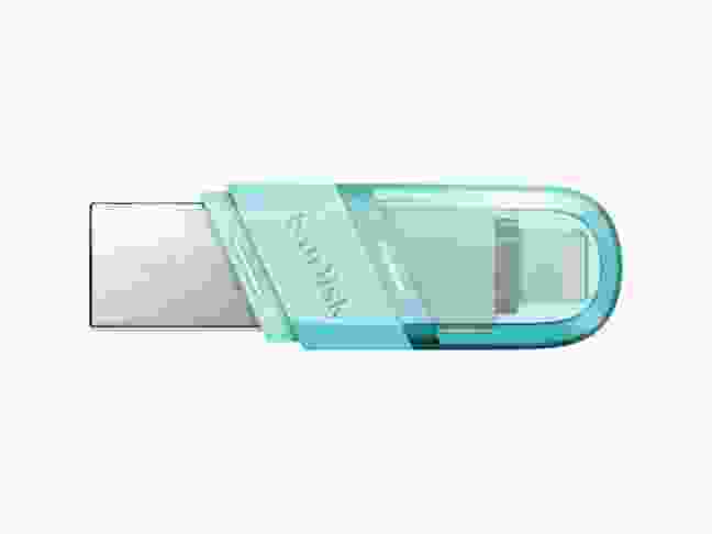 USB флеш накопитель SanDisk 128 GB iXpand Flip Ice Mint (SDIX90N-128G-GN6NJ)