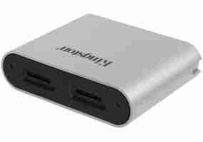 Картрідер Kingston USB3.2 Gen1 Workflow Dual-Slot microSDHC/SDXC UHS-II Card Reader (WFS-SDC)