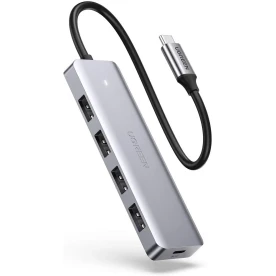 Мультипортовый адаптер UGREEN CM219 Gray (70336)