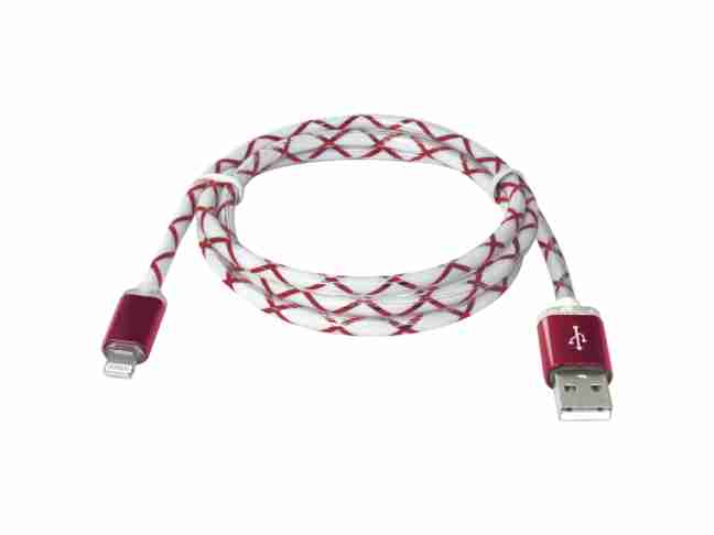 Кабель Defender ACH03-03LT USB(AM)-Lightning RedLED backlight 1m (87552)