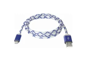 Кабель Defender USB08-03LT USB(AM)-MicroBM BlueLED backlight (87555)