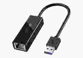 Сетевой адаптер UGREEN CR111 USB 3.0 Ethernet адаптер 1Gbps black (20256)