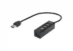 Мультипортовый адаптер MANHATTAN USB Hub Micro 4-port USB3.0/2.0 Combo Intracom (163828)