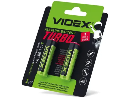 Батарейка Videx AA bat Alkaline Turbo 2шт (24238)