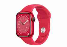 Смарт-часы Apple Watch Series 8 GPS 45mm PRODUCT RED Aluminum Case w. PRODUCT RED S. Band (MNP43)