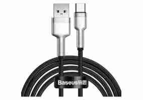 Кабель BASEUS Cafule Metal Data Cable USB to Type-C 66W 2m Black (CAKF000201)
