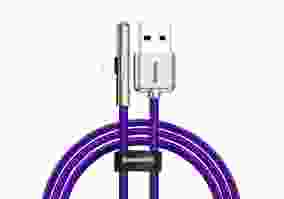 Кабель BASEUS Iridescent Lamp Mobile Game Cable USB For iP 2.4A 1m Purple (CAL7C-A05)