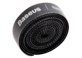 Органайзер для кабелю BASEUS Colourful Circle Velcro Strap 1m Black (ACMGT-E01)