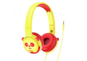 Наушники без микрофона Hoco W31 Yellow/Red
