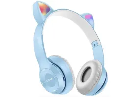 Наушники Profit CAT EAR P47M Wireless Blue/Gray