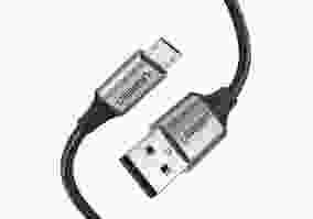 Кабель UGREEN US290 USB - Micro USB Cable Aluminum Braid 1.5m Black (60147)