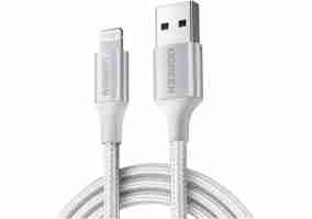 Кабель UGREEN US199 USB-A to Lightning MFi 2m White (60163)