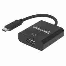 Адаптер MANHATTAN USB-C - HDMI Black (151788)