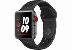 Cмарт-годинник Apple Watch Nike+ Series 3 GPS + Cellular 38mm Space Gray Aluminum w. Anthracite/BlackSport B. (MQL62)