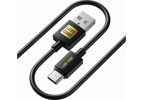 Кабель Luxe Cube USB-USB Type C 1m Black (8886668686112)