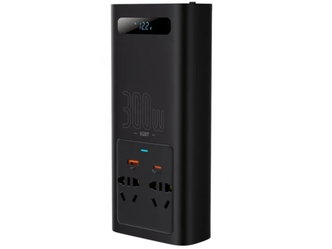 Преобразователь DC-AC BASEUS IGBT Power Inverter 300W Black (CGNB010101)