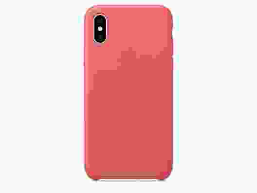 Чехол Apple iPhone Xs Max - Leather Case - Peony Pink (MTEX2)