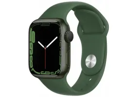 Смарт-годинник Apple Watch Series 7 GPS + Cellular 41mm Green Aluminum Case with Clover Sport Band (MKH93)