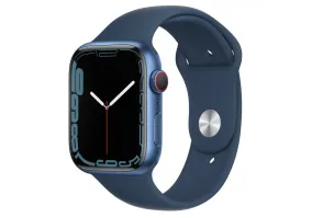Смарт-часы Apple Watch Series 7 GPS + Cellular 45mm Blue Aluminum Case w. Abyss Blue S. Band (MKJA3)