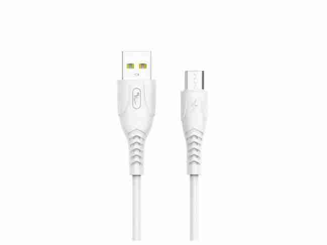 Кабель SkyDolphin S08V USB - microUSB 1м, White (USB-000564)