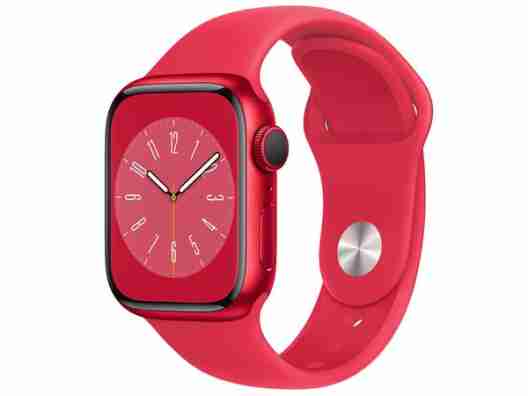 Смарт-часы Apple Watch Series 8 GPS 41mm PRODUCT RED Aluminum Case w. PRODUCT RED S. Band (MNP73, MNUG3)